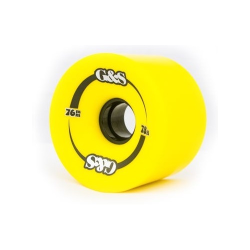 G&S Wheels 76mm 78A Yellow