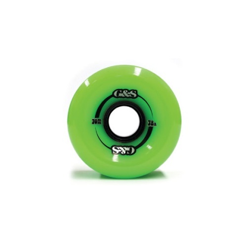 G&S Wheels 70mm 78A Green