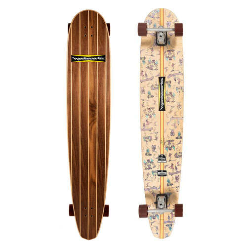 Hamboards Complete Logger Walnut HST 60 Inch Length	