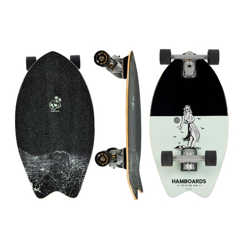 Hamboards Complete 29 inch Twisted Fin OC Hula Blue