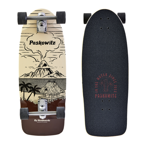Hamboards Complete Surfskate Paskowitz Hut Island 30 Inch