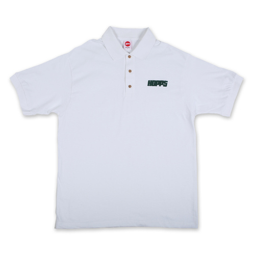 Hopps Polo Tee Shirt BigHopps White [Size: Mens X Large]