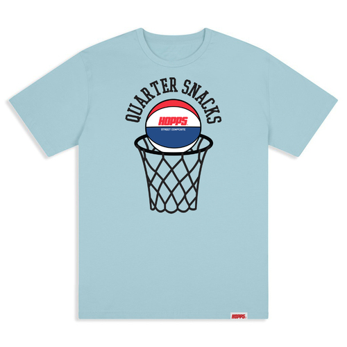 Hopps Tee Quartersnacks Street Composite Light Blue [Size: Mens Medium]