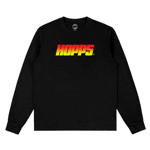 Hopps LS Tee BigHopps Blaze Black  [Size: Mens X Large]
