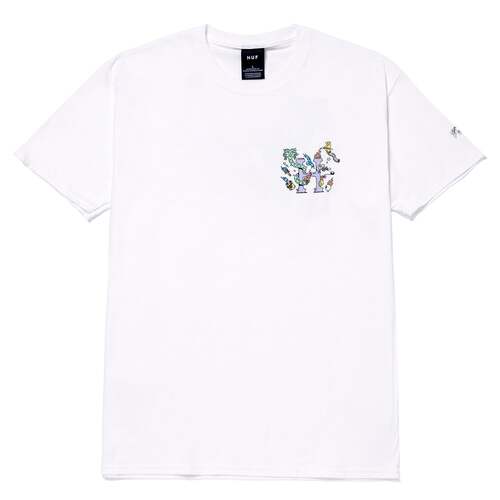 Huf Tee x Steven Harrington H White [Size: Mens Medium]