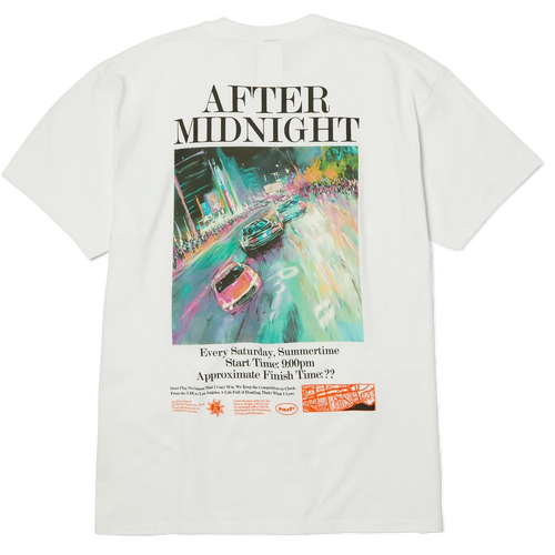 Huf Tee After Midnight White [Size: Mens Large] [Colour: White]