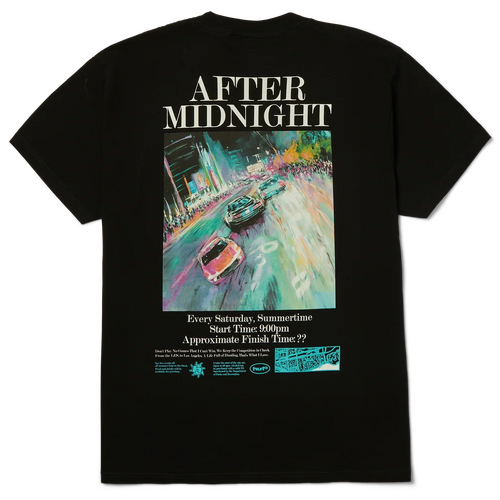 Huf Tee After Midnight Black [Size: Mens Large] [Colour: Black]