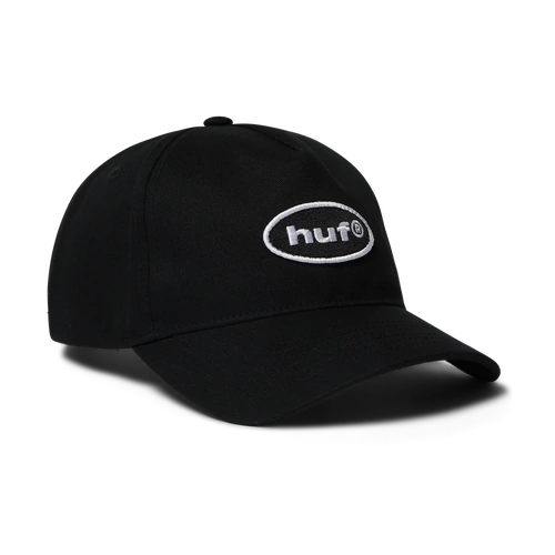 Huf Hat 89 Oval 5 Panel Cap Black
