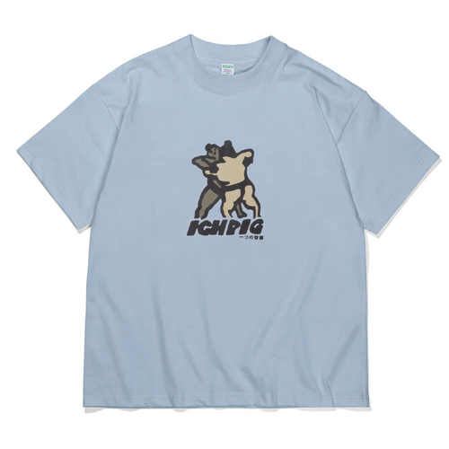 Ichpig Tee Sumo Slate Blue [Size: Mens Medium] [Colour: Blue]