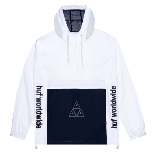 Huf Jacket Peak 3.0 Anorak White [Size: Mens Medium]