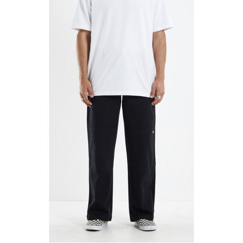 Dickies Pants Double Knee Denim Black [Size: 30 inch Waist]