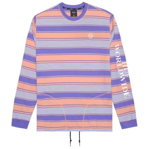Huf Tee L/S Essex Knit Canyon Sunset [Size: Mens Large]