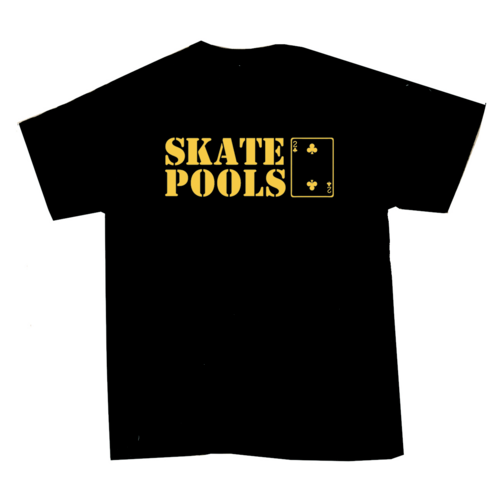Lowcard Tee Skate Pools Black [Size: Mens Small]