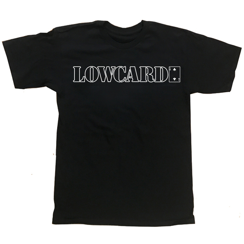 Lowcard Tee Outline Black [Size: Mens Small]