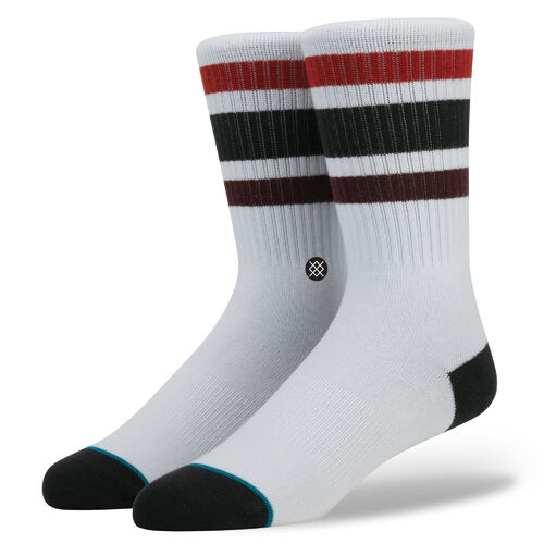 Stance Socks Boyd 3 White/Red US 9-12