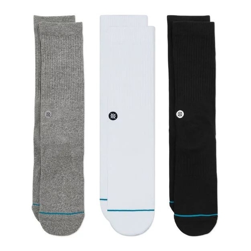 Stance Socks Icon 3pack Multi Black/White/Grey US 9-12