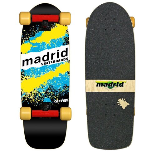 Madrid Complete OG Cruiser Explosion Black/Blue/Yellow 29.25 x 9.5
