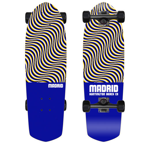 Madrid Complete Picket Illusion Blue 28.5 x 8.25