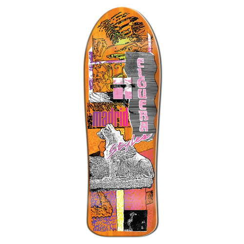 Madrid Deck Mad Club El Gato Orange 9.75