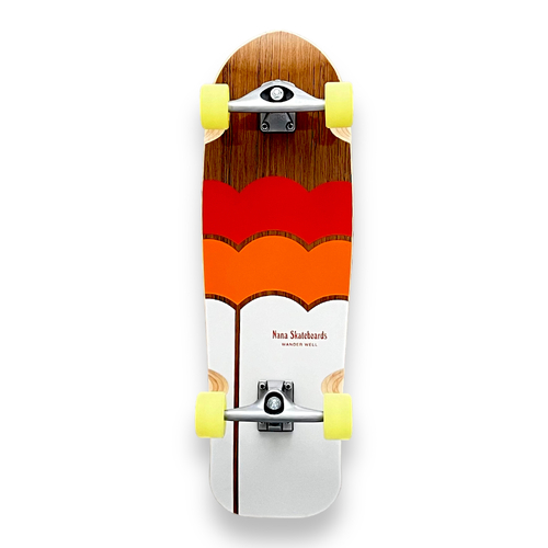 Nana Complete Surfskate Lil Ripper Billow Orange 31 Inch