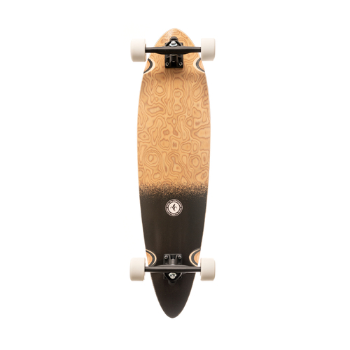 Nana Complete Longboard Tallie Logo Dip Black 36 Inch