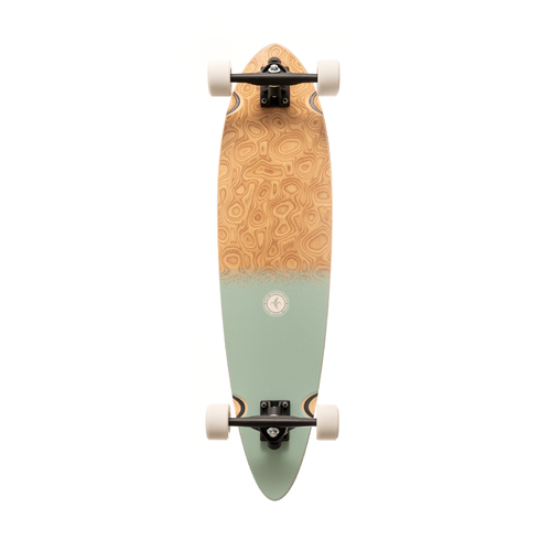Nana Complete Longboard Tallie Logo Dip Mint 36 Inch