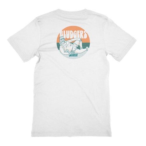 NANA Tee Bludgers White [Size: Mens Medium]