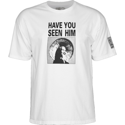 Powell Peralta Tee Searching For Animal Chin White [Size: Mens Medium]