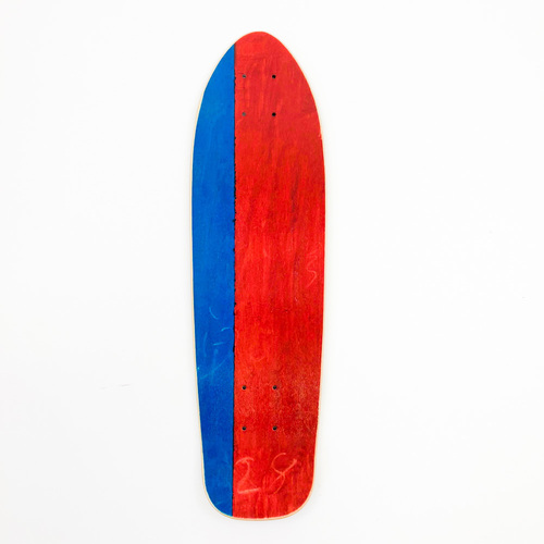 Trinity Blank Cruiser Deck 7.5 Split Veneer Red/Blue