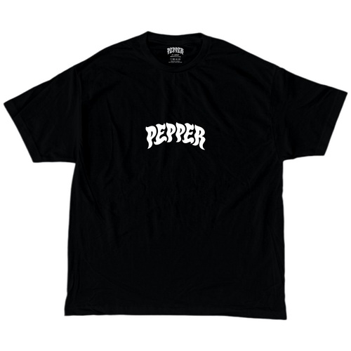 Pepper Tee Logo Black [Size: Mens Small]