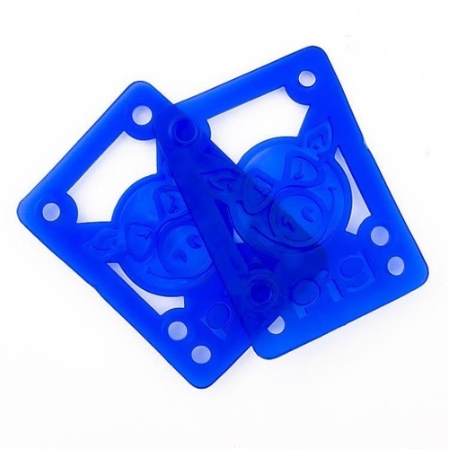 Pig Risers 1/8 Inch Soft Blue