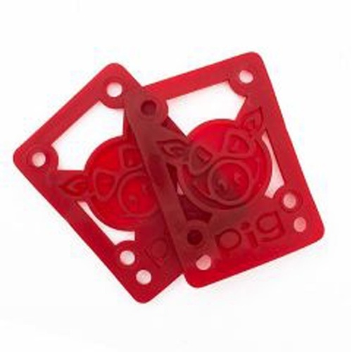 Pig Risers 1/8 Inch Soft Red