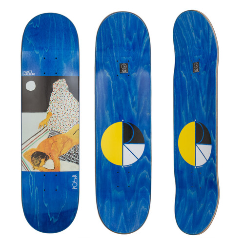 Polar Skate Co. Deck Night Watch Hjalte Halberg Blue Stain 8.5