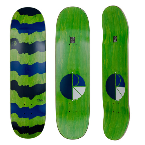 Polar Skate Co. Deck Hjalte Halberg Some Noses 8.5 Black/Blue Green Stain