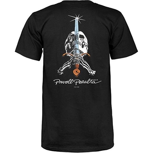 Powell Peralta Tee Skull And Sword Black [Size: Mens Medium]
