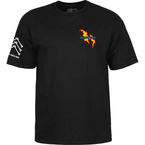 Powell Peralta Tee Bones Brigade S17 Guerrero Black [Size: Mens X Large] [Colour: Black]