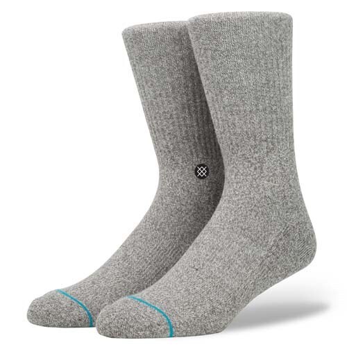 Stance Socks Icon Athletic Grey Heather US 9-12