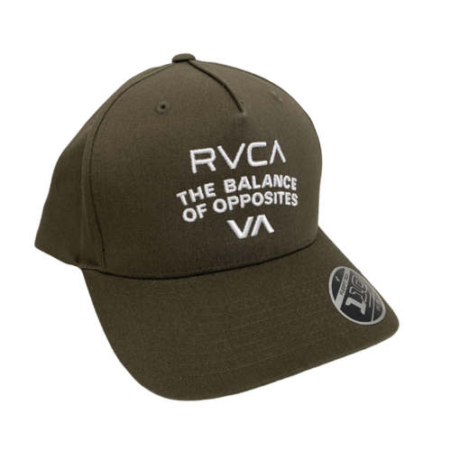 RVCA Hat Arched Pinched Trucker Fatigue