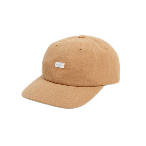RVCA Hat Crushed Linen Strapback Honey