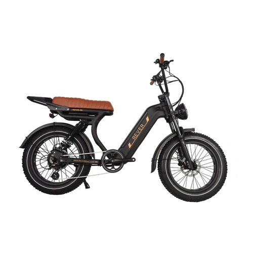 Rever Electric Bike Safari DS 1000w Black with Brown