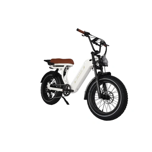 Rever Electric Bike Safari DS 1000w White with Brown