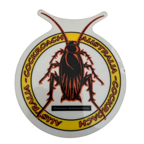Cockroach Sticker Logo Orange