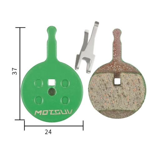 Brake Pads (2 x pads) Round 24mm