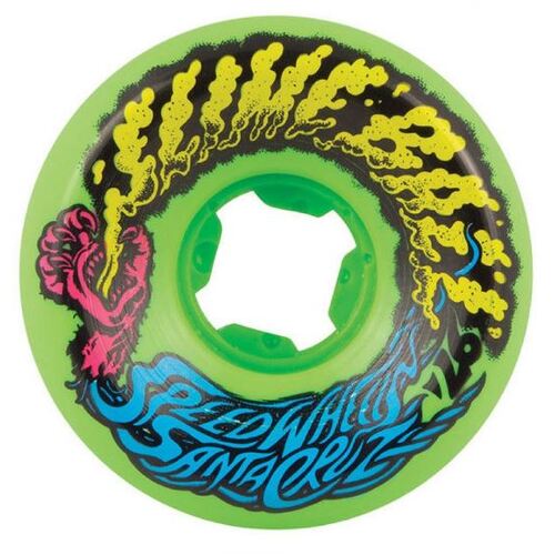 Santa Cruz Wheels Slimeballs Vomit Mini Neon Green 56mm 97a