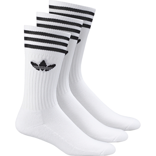 Adidas Socks Solid Crew 3pk White/Black US 9-11.5