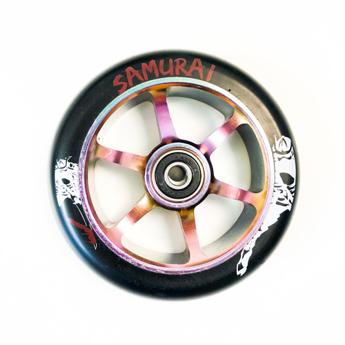 Samurai Neo Chrome w/Bearings 110mm Scooter Wheel