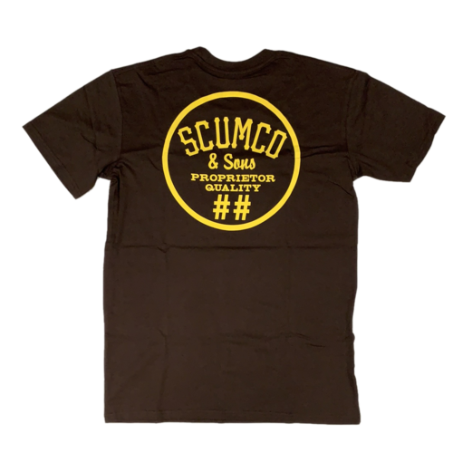 Scumco Tee Brown Logo [Size: Mens Medium]