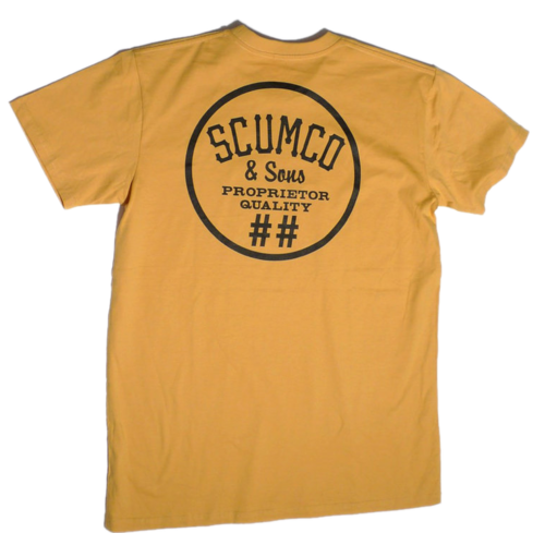 Scumco Tee Gold Logo [Size: Mens Medium]