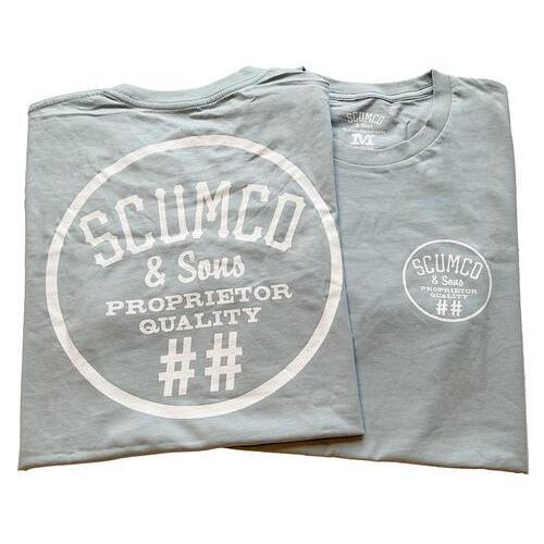 Scumco Tee Light Blue Logo [Size: Mens Medium]