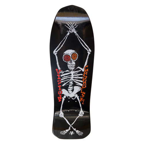 VISION Deck GROHOLSKI SKELETON Re-issue 10.25 x 30 Black